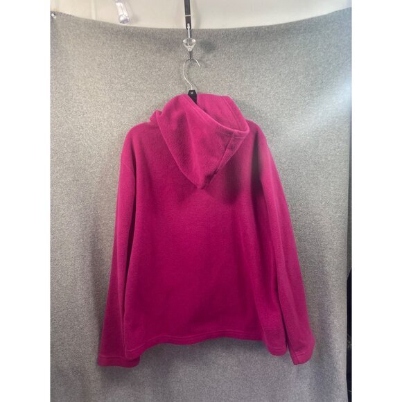 Hoodie Full Zip Jacket Womens Pink Pockets Warm Comfy Casual - Picture 7 of 13